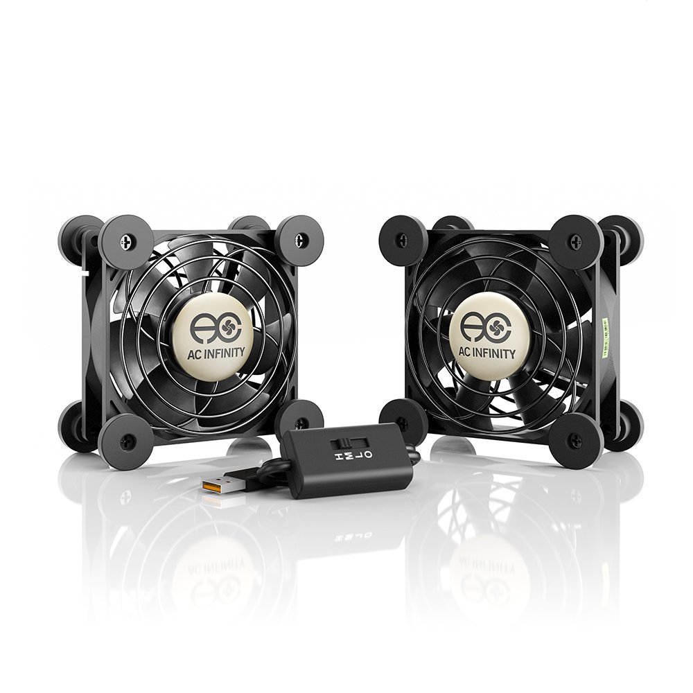 Ventilador Usb Ac Infinity Multifan S5 Quiet Dual De 80 Mm Para Armario - Venta Internacional.