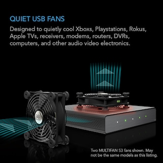 Foto 2 | Ventilador Usb Ac Infinity Multifan S5 Quiet Dual De 80 Mm Para Armario - Venta Internacional.