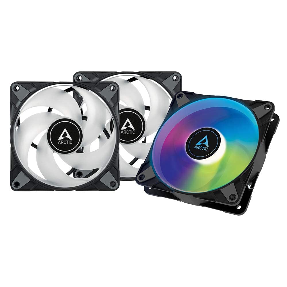 Foto 4 pulgar | Carcasa con Ventilador Arctic P12 Pwm Pst A-rgb 120 Mm 2000 Rpm Paquete De 3 Unidades Negro - Venta Internacional