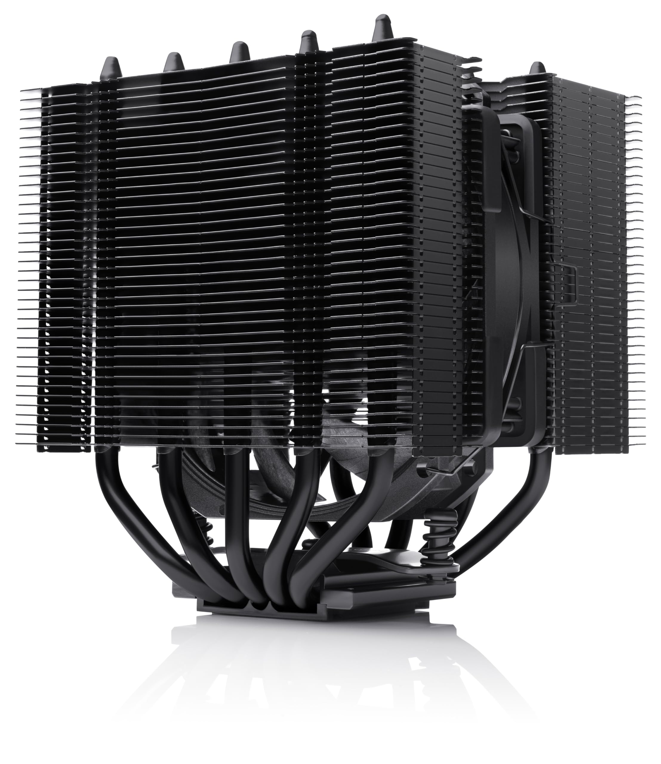 Enfriador De Cpu Noctua Nh-d12l Chromax.black, Doble Torre De Baja Altura - Venta Internacional.