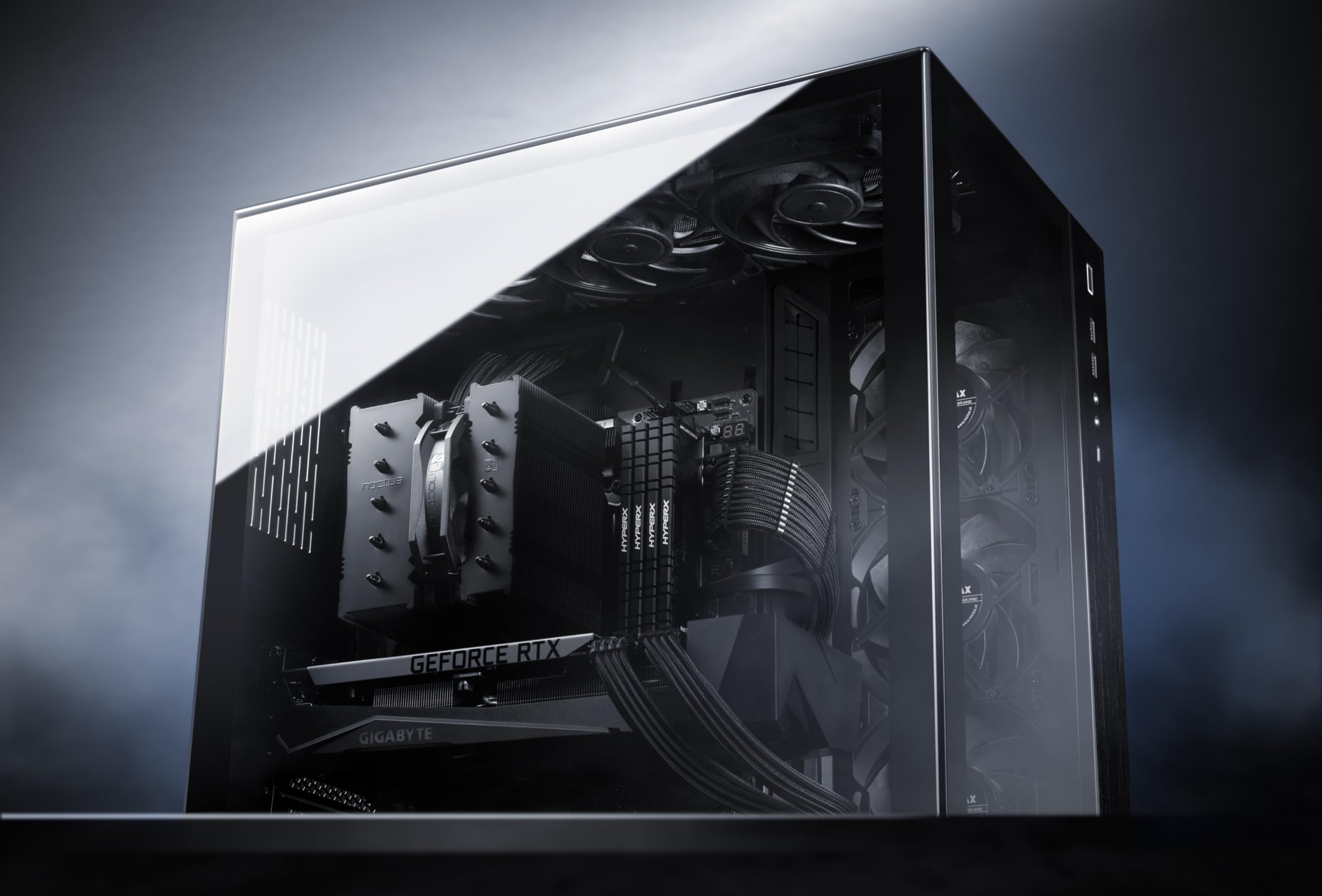 Foto 5 | Enfriador De Cpu Noctua Nh-d12l Chromax.black, Doble Torre De Baja Altura - Venta Internacional.