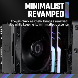 Foto 2 | Enfriador De Aire Para Cpu Master Hyper 212 Black Sickleflow 120 - Venta Internacional.