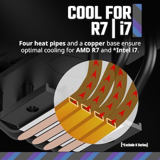 Foto 3 | Enfriador De Aire Para Cpu Master Hyper 212 Black Sickleflow 120 - Venta Internacional.