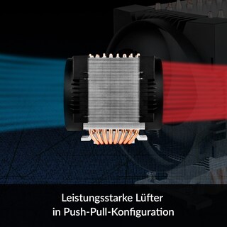 Foto 3 | Enfriador de Cpu Arctic Freezer 4u-m Para Amd E Intel Con 2 Ventiladores De 120 Mm - Venta Internacional
