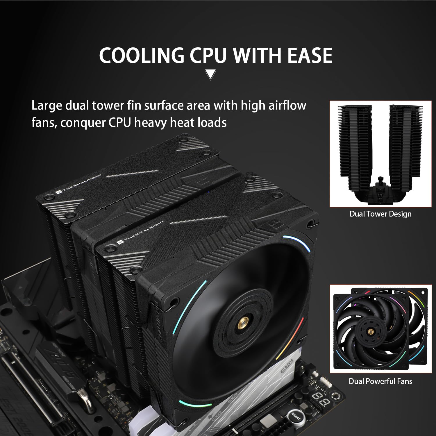 Foto 6 pulgar | Enfriador De Cpu Thermalright Phantom Spirit 120 Evo Ps120 Evo - Venta Internacional.