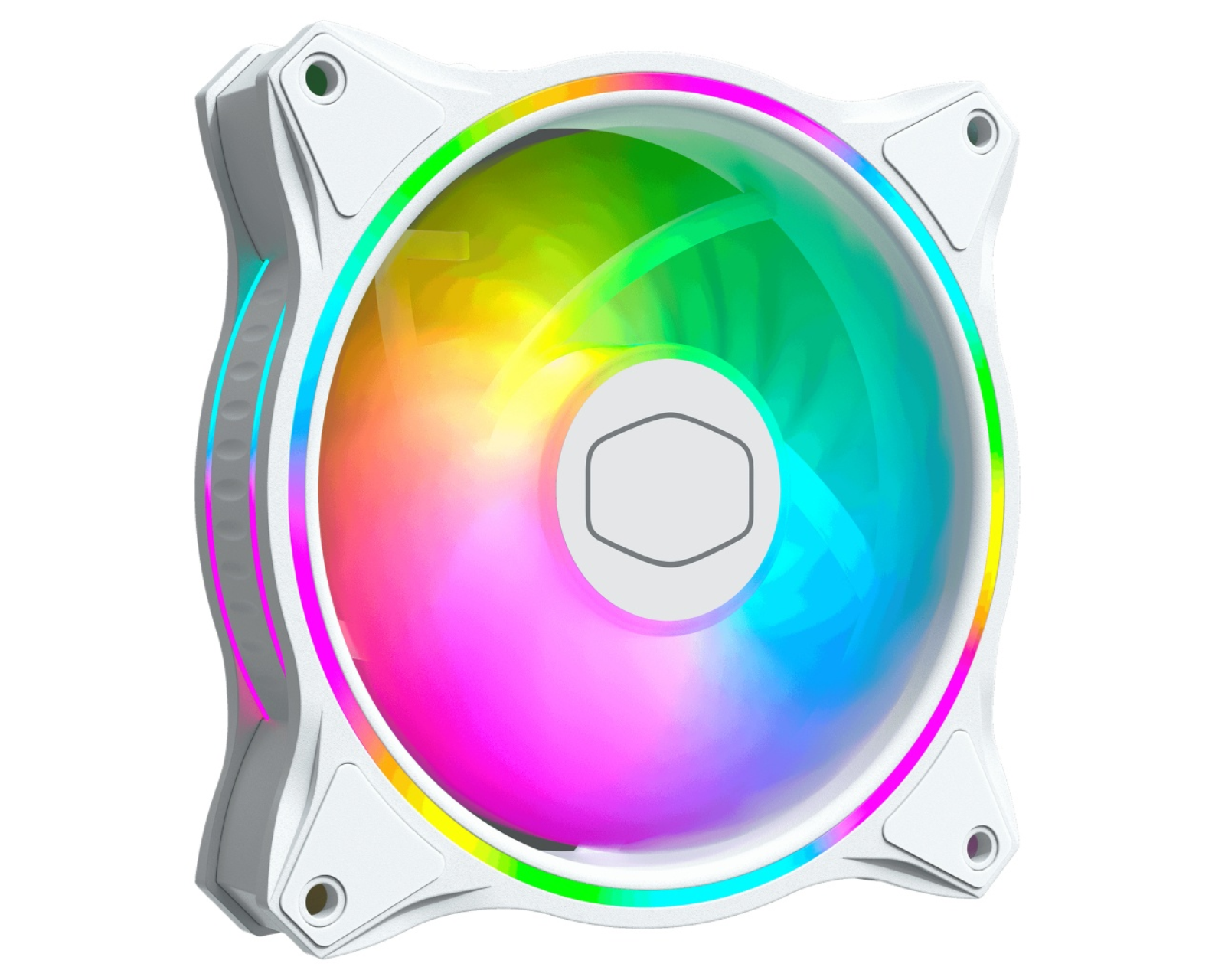 Foto 2 pulgar | Ventilador Cooler Master Mf120 Halo Led Rgb Para Gabinete 120mm 650-1800rpm Mfl-b2dw-18npa-r1