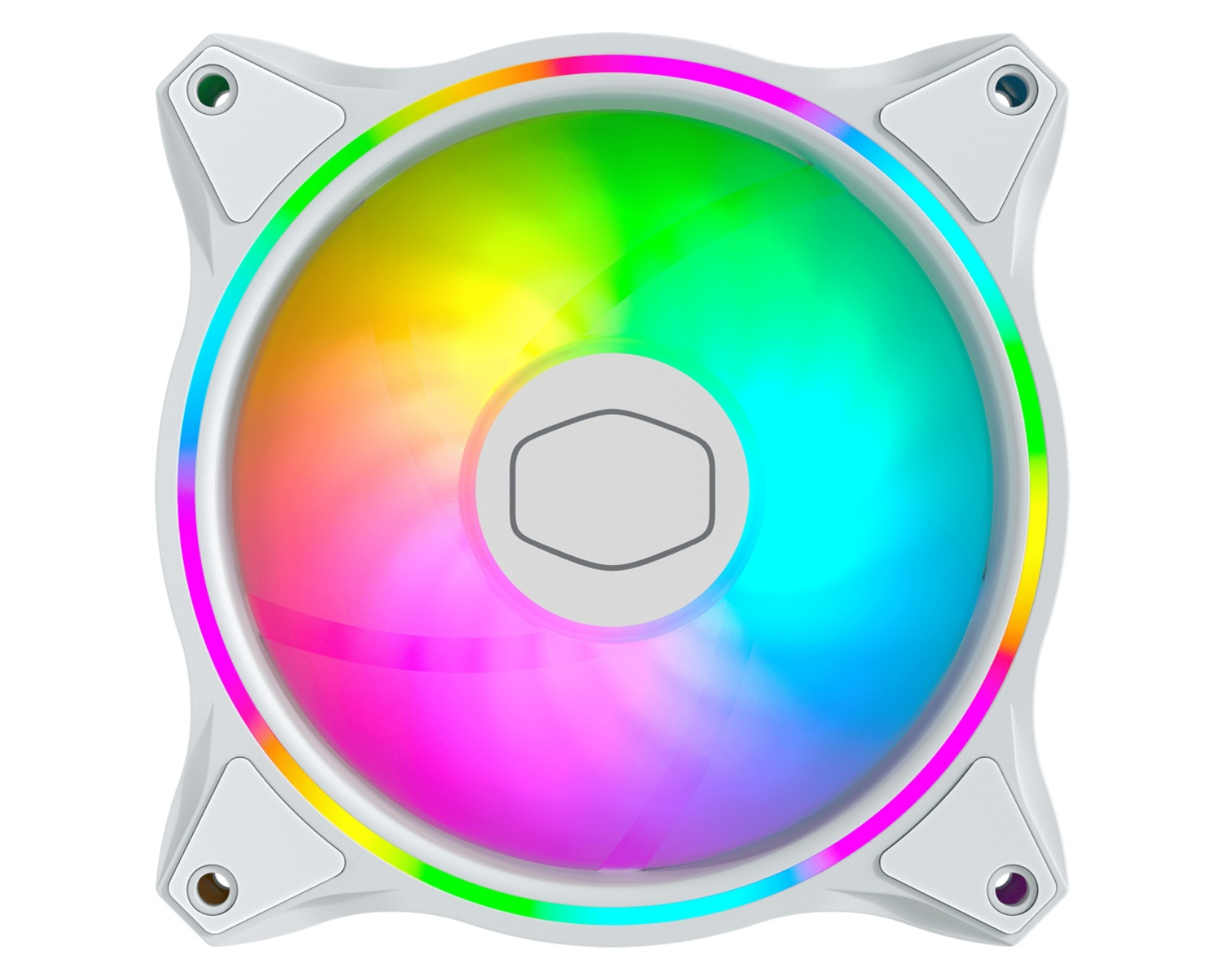 Foto 3 pulgar | Ventilador Cooler Master Mf120 Halo Led Rgb Para Gabinete 120mm 650-1800rpm Mfl-b2dw-18npa-r1