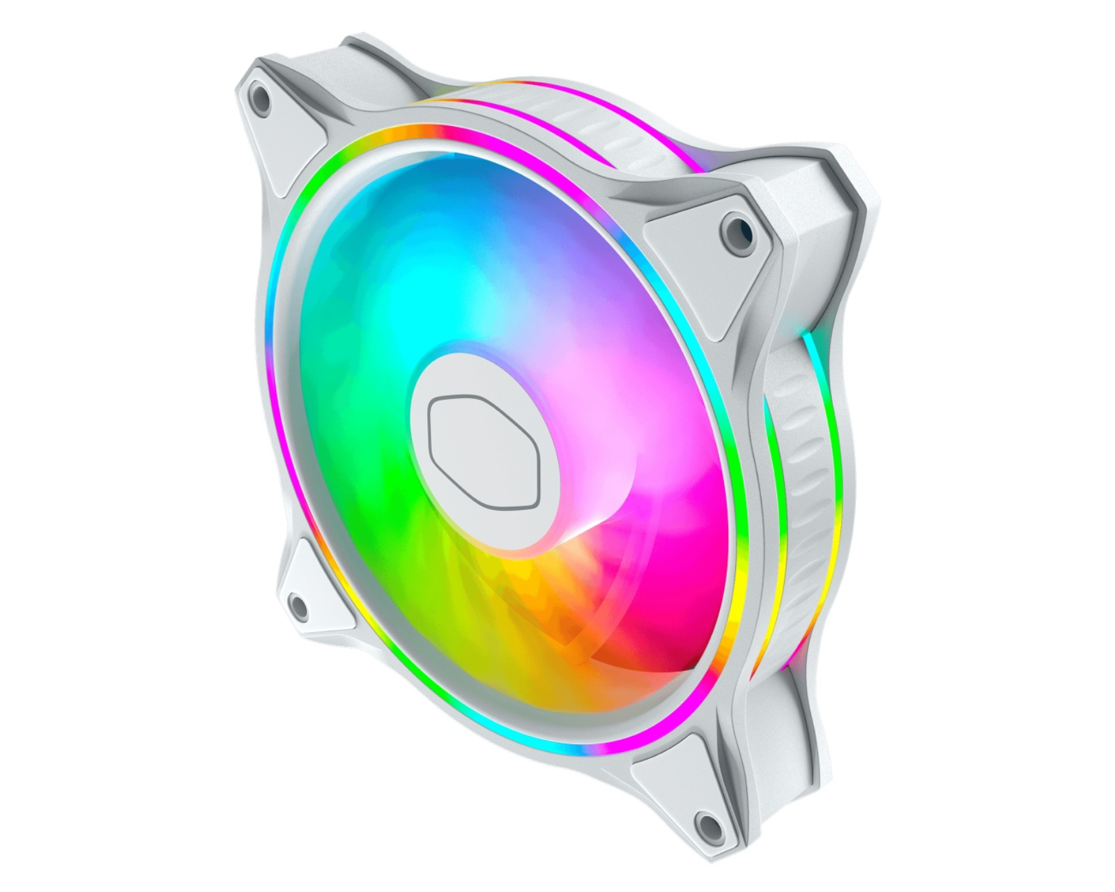 Foto 4 pulgar | Ventilador Cooler Master Mf120 Halo Led Rgb Para Gabinete 120mm 650-1800rpm Mfl-b2dw-18npa-r1