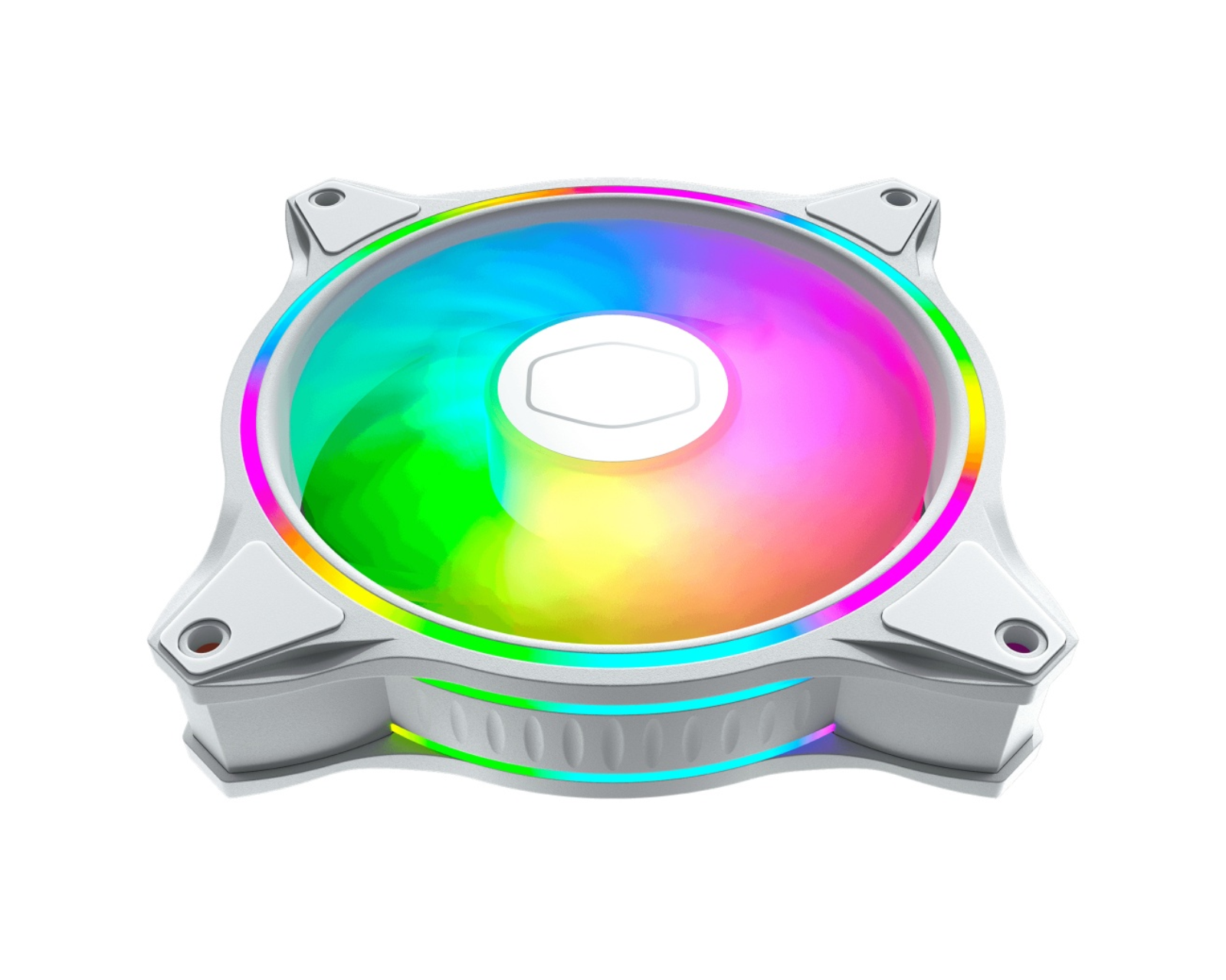 Foto 5 pulgar | Ventilador Cooler Master Mf120 Halo Led Rgb Para Gabinete 120mm 650-1800rpm Mfl-b2dw-18npa-r1