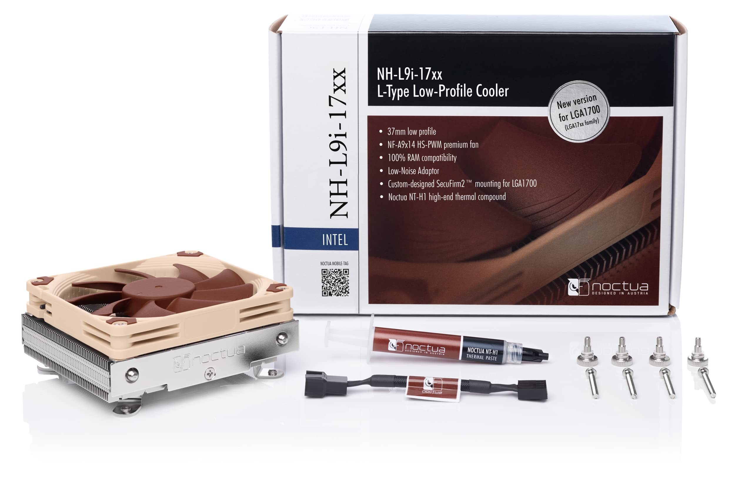 Foto 5 pulgar | Enfriador De Cpu Noctua Nh-l9i-17xx De Perfil Bajo Para Intel Lga1700 - Venta Internacional.