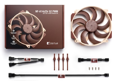 Foto 4 | Ventilador Para Pc Noctua Nf-a14x25r G2 Pwm 140 Mm 4 Pines Marrón - Venta Internacional.