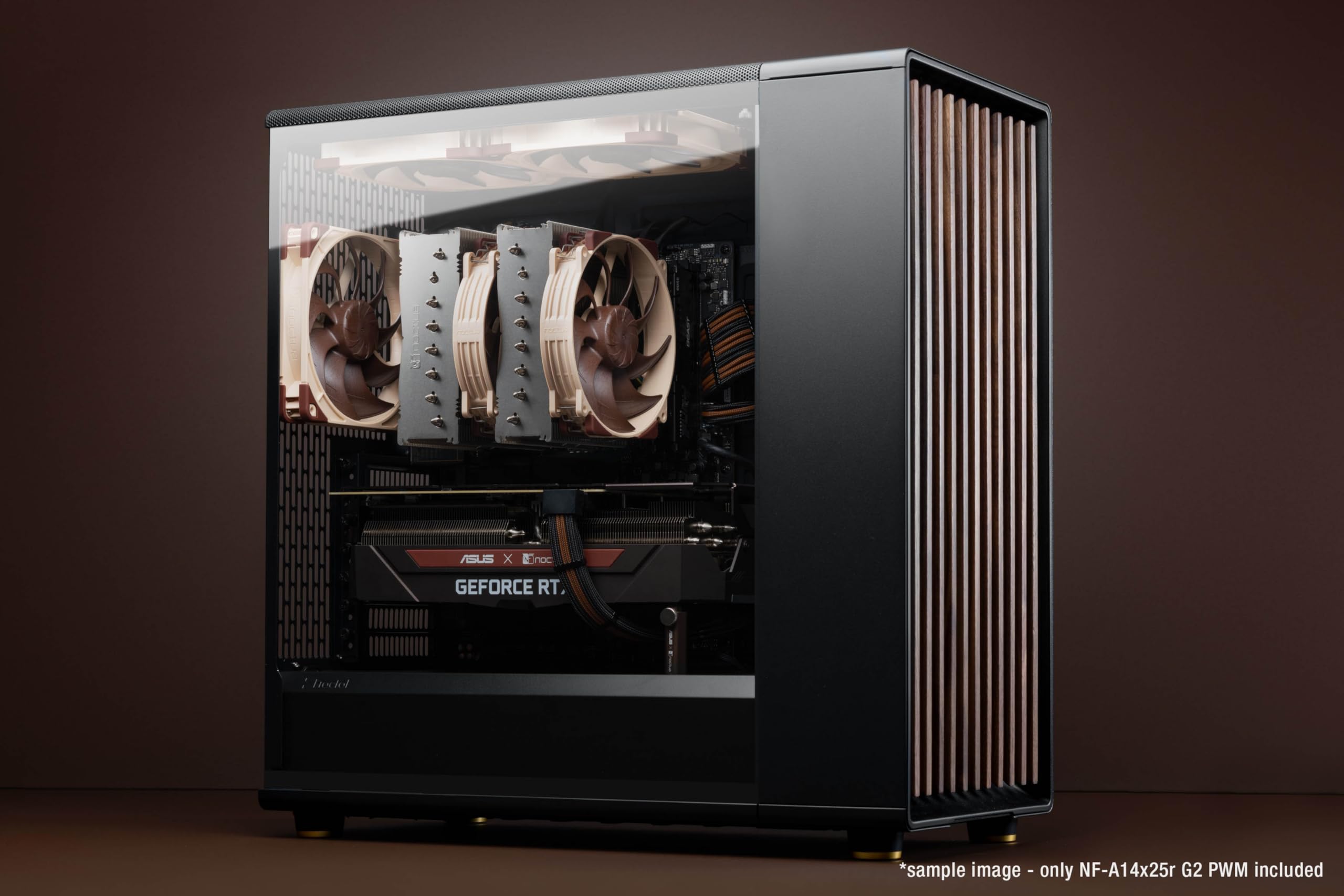 Foto 5 | Ventilador Para Pc Noctua Nf-a14x25r G2 Pwm 140 Mm 4 Pines Marrón - Venta Internacional.