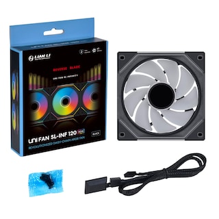 Foto 2 | Ventilador Lian Li Uni Sl-infinity 120 Con Aspas Invertidas, Color Negro - Venta Internacional.