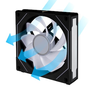 Foto 4 | Ventilador Lian Li Uni Sl-infinity 120 Con Aspas Invertidas, Color Negro - Venta Internacional.