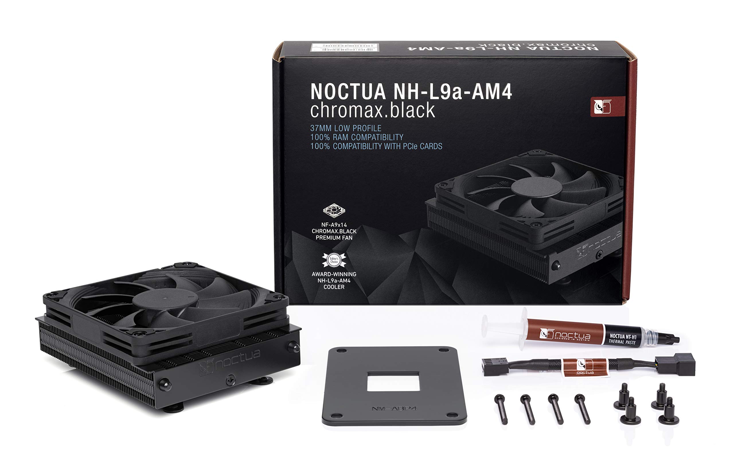 Foto 5 pulgar | Enfriador De Cpu Noctua Nh-l9a-am4 Chromax.black De Perfil Bajo Negro - Venta Internacional.