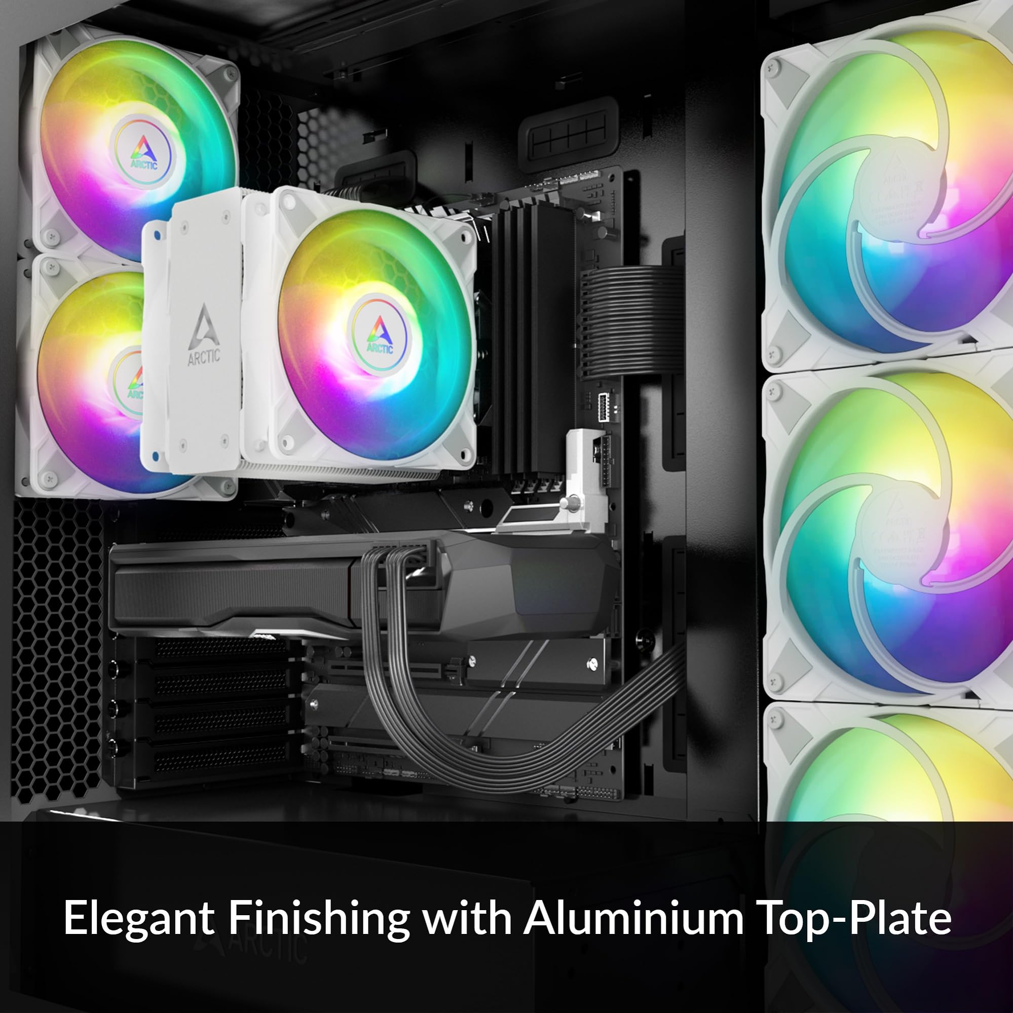 Foto 3 pulgar | Enfriador De Cpu Arctic Freezer 36 A-rgb Con 2 Ventiladores De 120 Mm - Venta Internacional.
