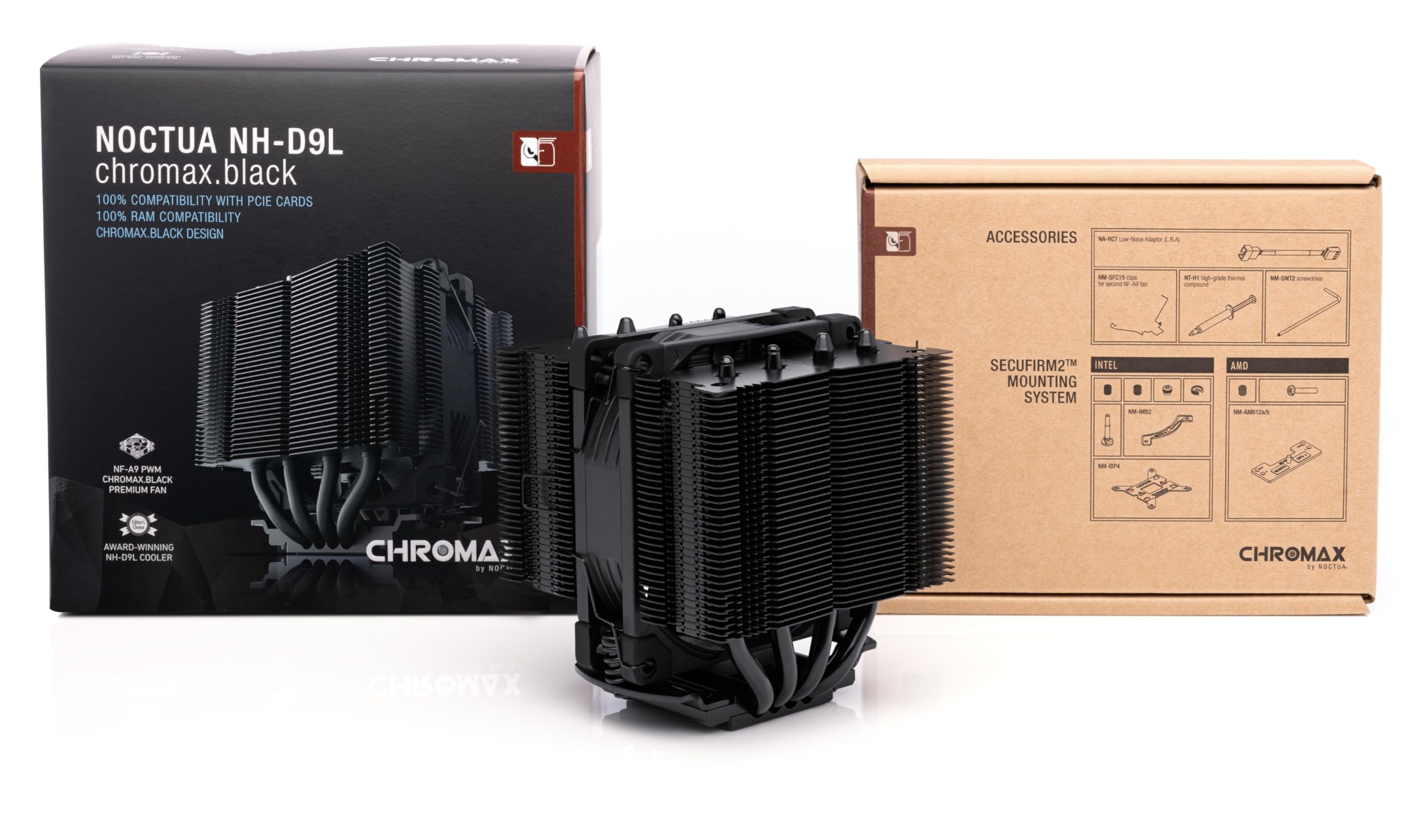 Foto 4 pulgar | Enfriador de Cpu Noctua Nh-d9l Chromax con Ventilador Nf-a9 de 92 Mm - Venta Internacional