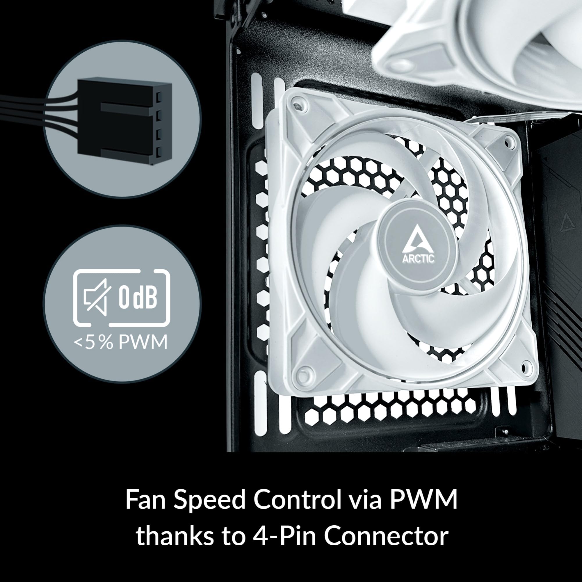 Foto 6 pulgar | Ventilador Pc Arctic P12 Max de Alto Rendimiento 120 mm Blanco - Venta Internacional