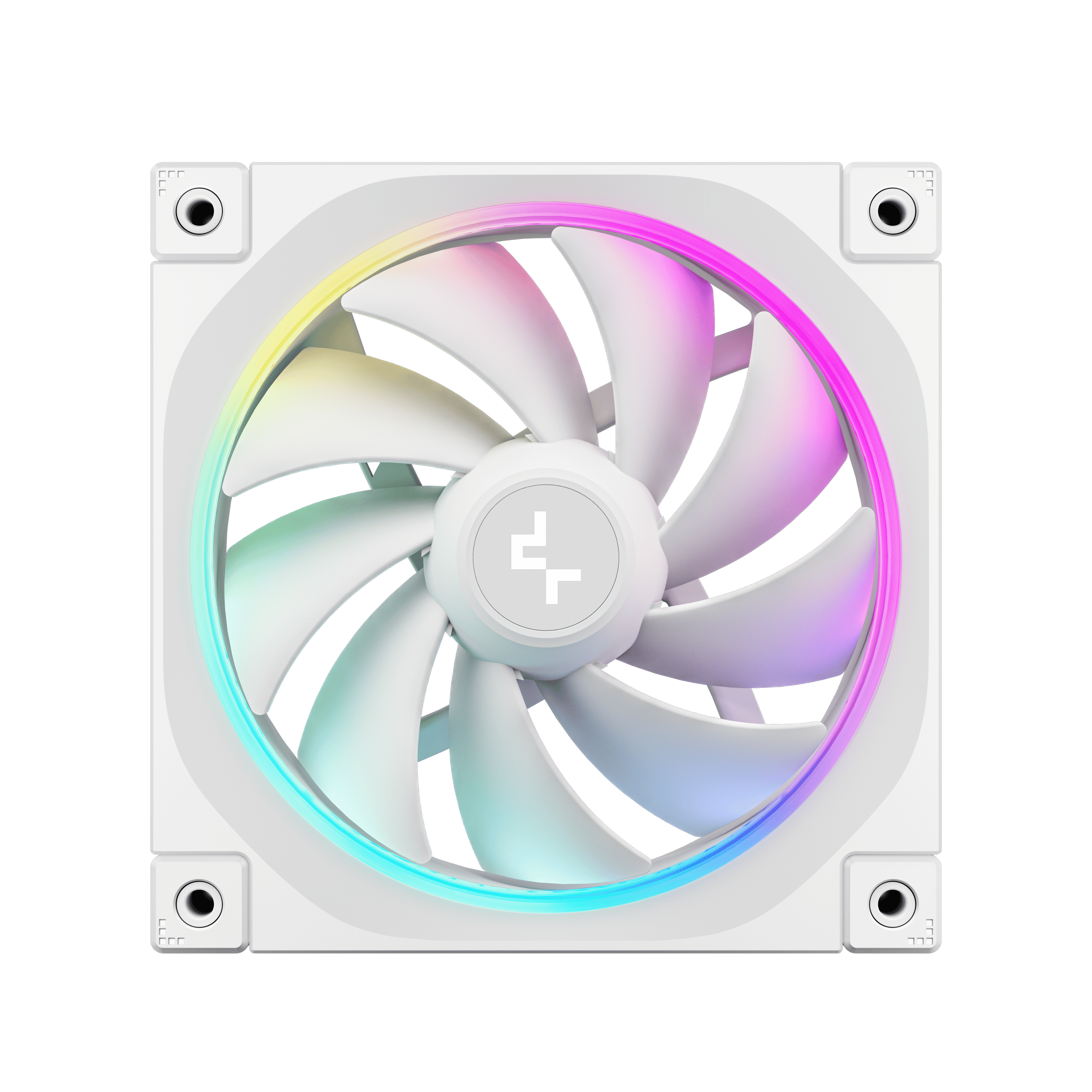 Foto 4 pulgar | Ventilador Deepcool Fl12 Blanco Rgb 120mm R-fl12-whapn1-g