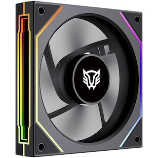Foto 1 | Ventilador Gamer Balam Rush Eolox Link Exl95 120mm Argb Diseño Cuadrado Pwm 4 Pin 1800rpm Negro