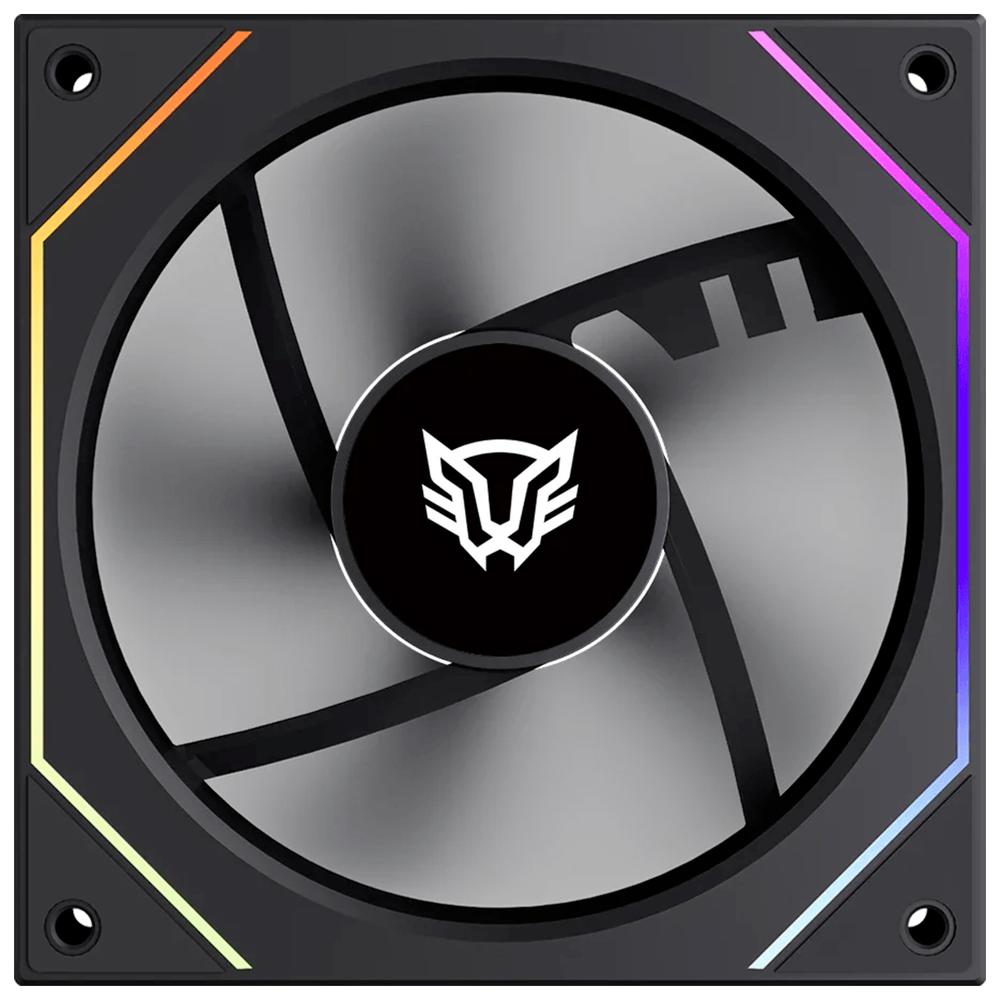 Foto 3 pulgar | Ventilador Gamer Balam Rush Eolox Link Exl95 120mm Argb Diseño Cuadrado Pwm 4 Pin 1800rpm Negro