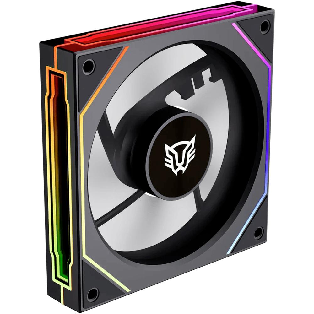 Foto 4 pulgar | Ventilador Gamer Balam Rush Eolox Link Exl95 120mm Argb Diseño Cuadrado Pwm 4 Pin 1800rpm Negro