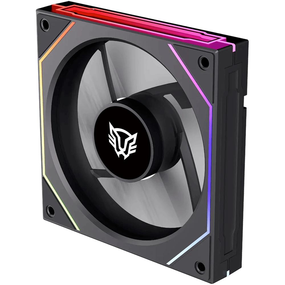 Foto 5 pulgar | Ventilador Gamer Balam Rush Eolox Link Exl95 120mm Argb Diseño Cuadrado Pwm 4 Pin 1800rpm Negro
