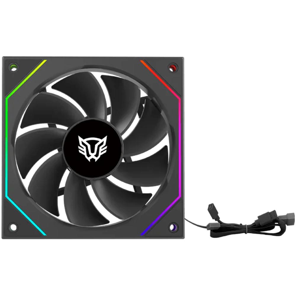 Foto 6 pulgar | Ventilador Gamer Balam Rush Eolox Link Exl95 120mm Argb Diseño Cuadrado Pwm 4 Pin 1800rpm Negro