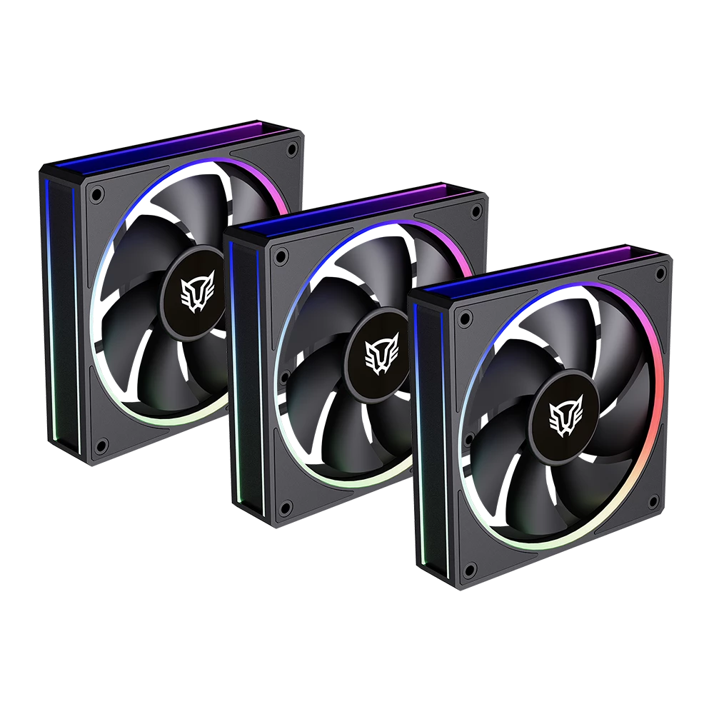 Foto 5 pulgar | Ventilador Balam Rush Eolox Bora Exb85 Kit3x1 120mm Negro Argb Br-942126
