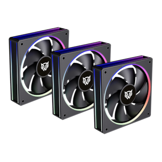 Foto 4 | Ventilador Balam Rush Eolox Bora Exb85 Kit3x1 120mm Negro Argb Br-942126