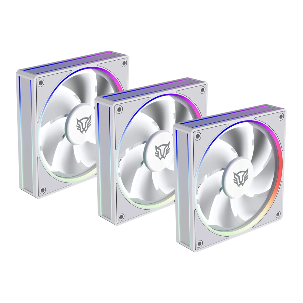 Foto 3 pulgar | Ventilador Balam Rush Eolox Bora Exb85 Kit3x1 120mm Blanco Argb Br-942133