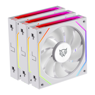 Foto 1 | Ventilador Balam Rush Eolox Link Exl95 Kit3x1 120mm Blanco Argb Br-942096