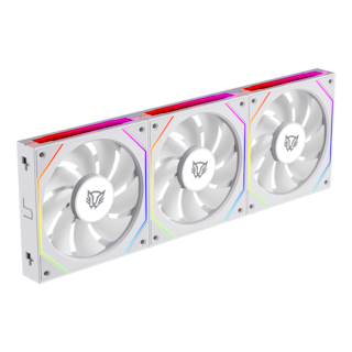 Foto 2 | Ventilador Balam Rush Eolox Link Exl95 Kit3x1 120mm Blanco Argb Br-942096