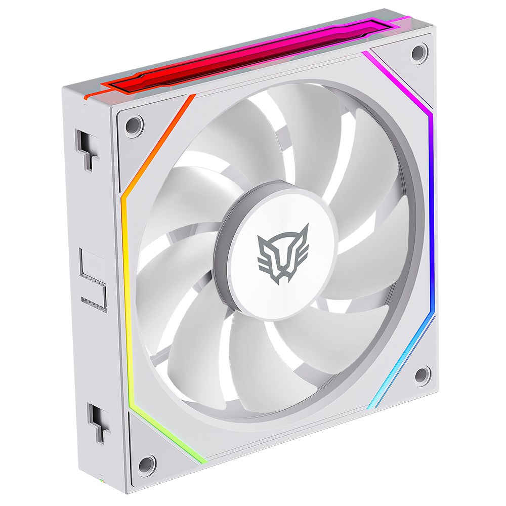 Foto 5 pulgar | Ventilador Balam Rush Eolox Link Exl95 Kit3x1 120mm Blanco Argb Br-942096