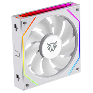 Foto 4 | Ventilador Balam Rush Eolox Link Exl95 Kit3x1 120mm Blanco Argb Br-942096