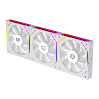 Foto 6 | Ventilador Balam Rush Eolox Link Exl95 Kit3x1 120mm Blanco Argb Br-942096