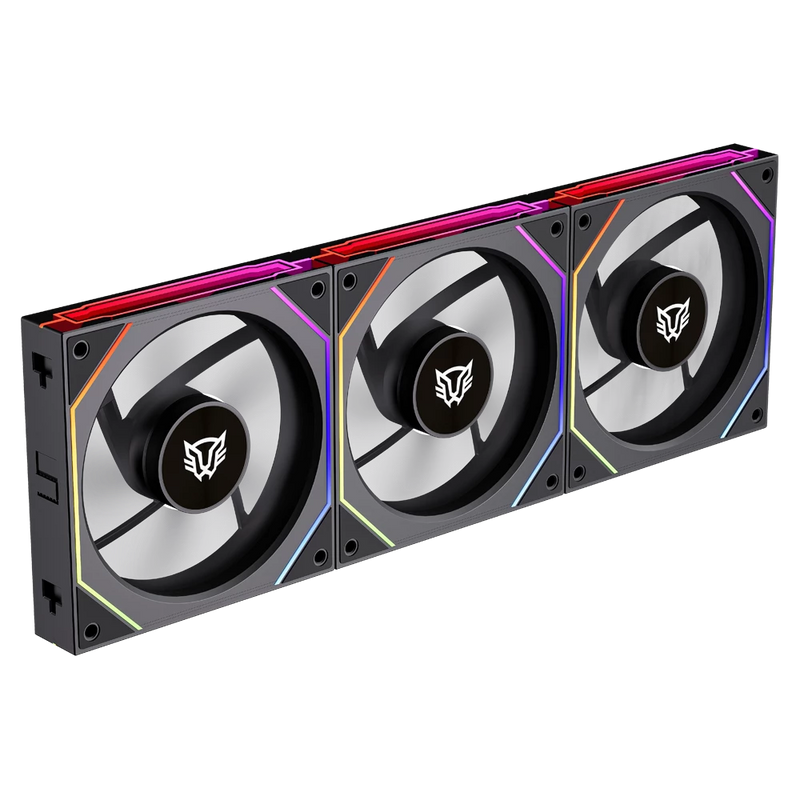 Foto 4 pulgar | Ventilador Balam Rush Eolox Link Exl95 Kit3x1 120mm Negro Argb Br-942089