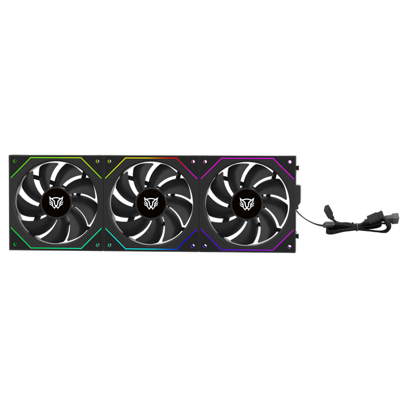 Foto 8 pulgar | Ventilador Balam Rush Eolox Link Exl95 Kit3x1 120mm Negro Argb Br-942089