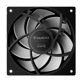 Foto 4 | Ventilador Gamdias Notus M1 3x120 Negro Argb Notus M1-1203 Argb