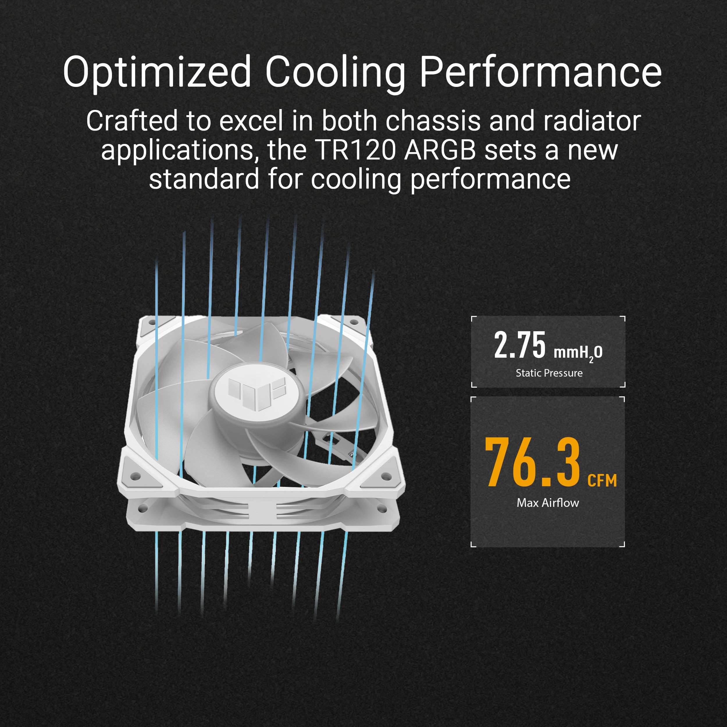 Foto 4 pulgar | Ventilador Asus Tuf Gaming Tr120 De 120 Mm Argb Blanco, Paquete Triple - Venta Internacional.