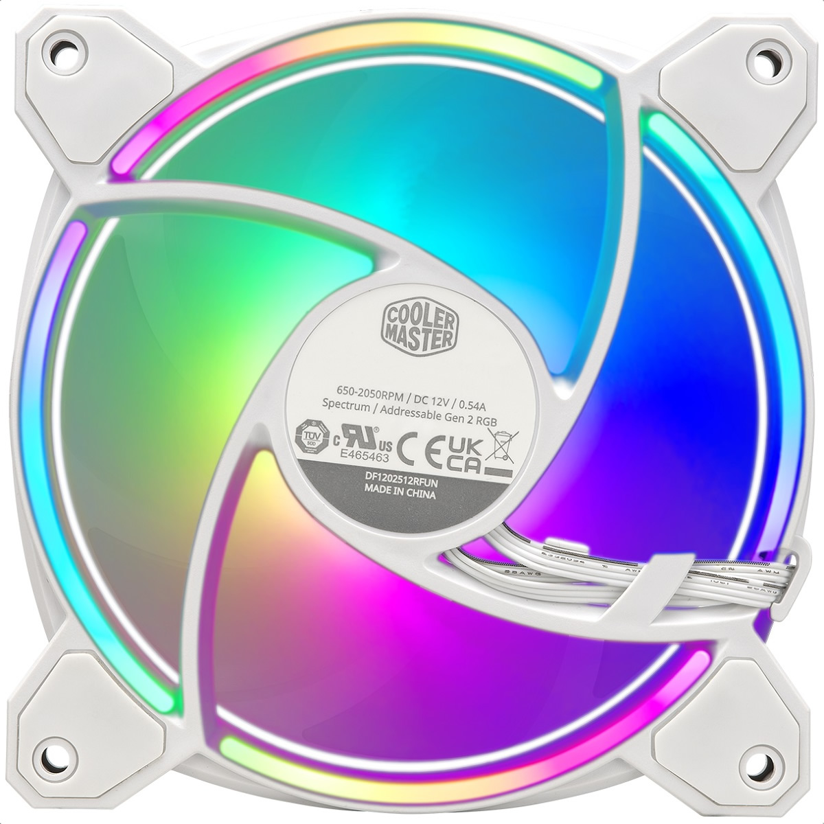 Foto 6 pulgar | 3 Ventiladores Cooler Master 120mm Masterfan Mf120 Halo2 Argb Controlador Mfl-b2dw-213p2-r2