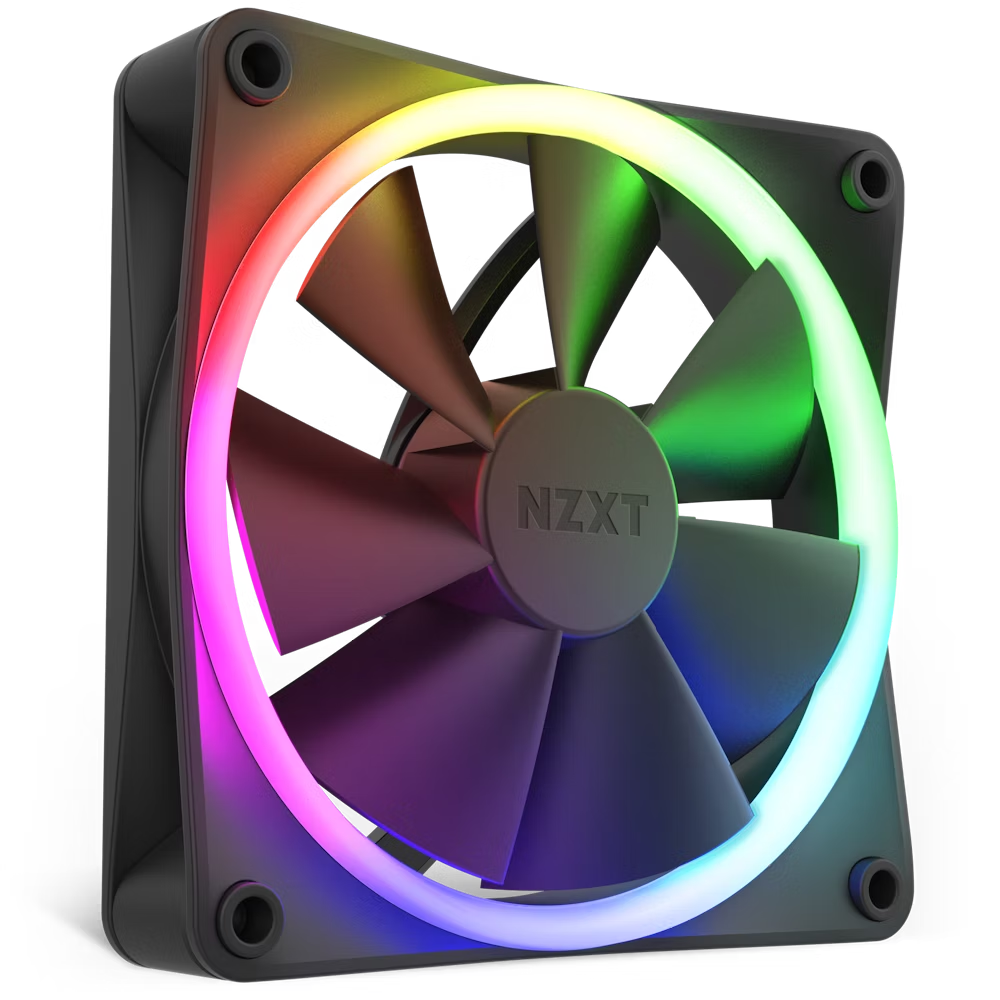 Foto 2 pulgar | Ventilador Nzxt F120 Negro 120mm Rgb Rf-r12sf-b1