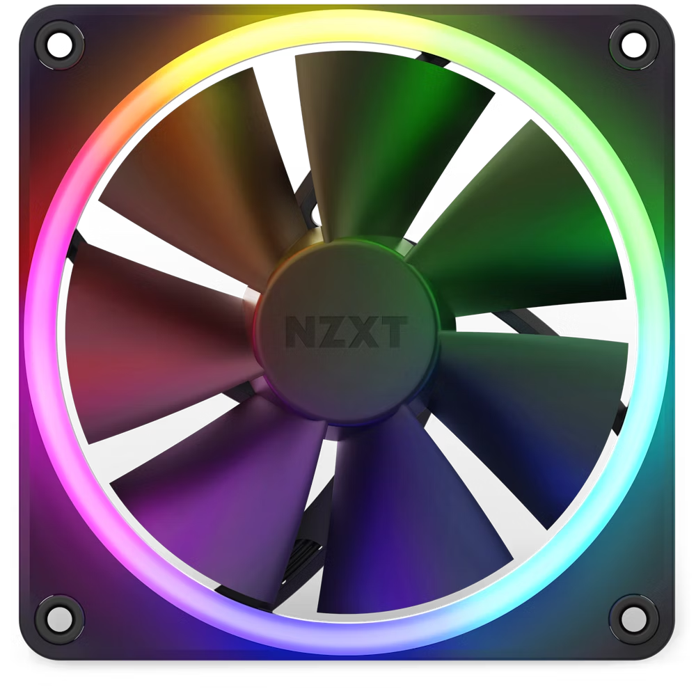 Foto 3 pulgar | Ventilador Nzxt F120 Negro 120mm Rgb Rf-r12sf-b1