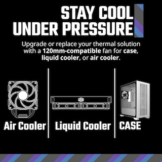 Foto 4 | Ventilador Enfriador De Líquido/aire Cooler Master Mf120 Lite Con Carcasa Negra - Venta Internacional.