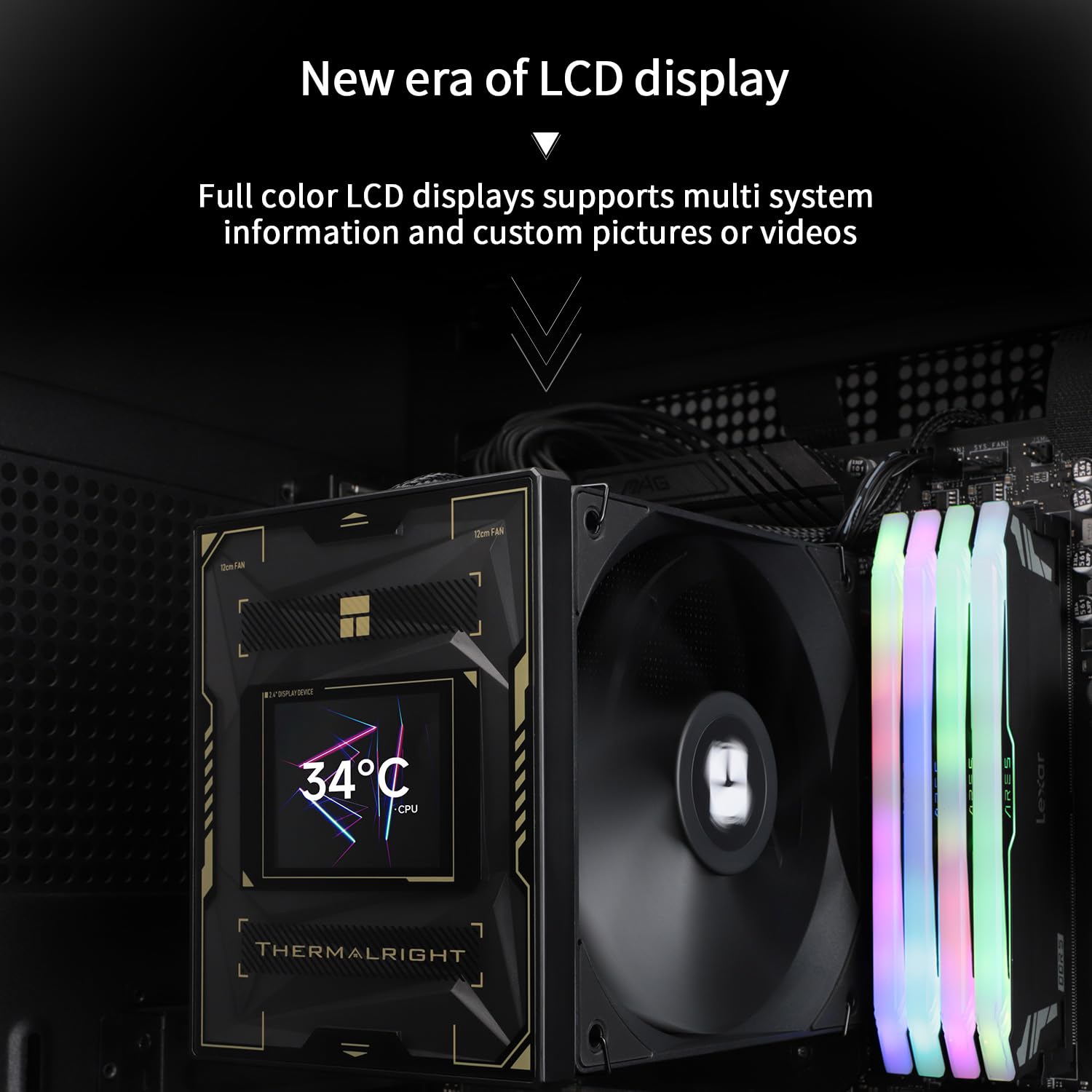 Foto 5 | Enfriador De Aire Para Cpu Thermalright Burst Assassin 120 Vision Black - Venta Internacional.