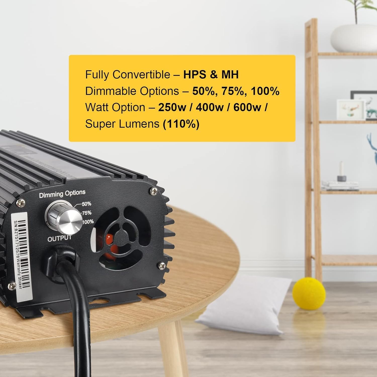 Foto 4 pulgar | Hidropónico Electrónico Regulable Digital Ballast Ipower De 800 W - Venta Internacional.