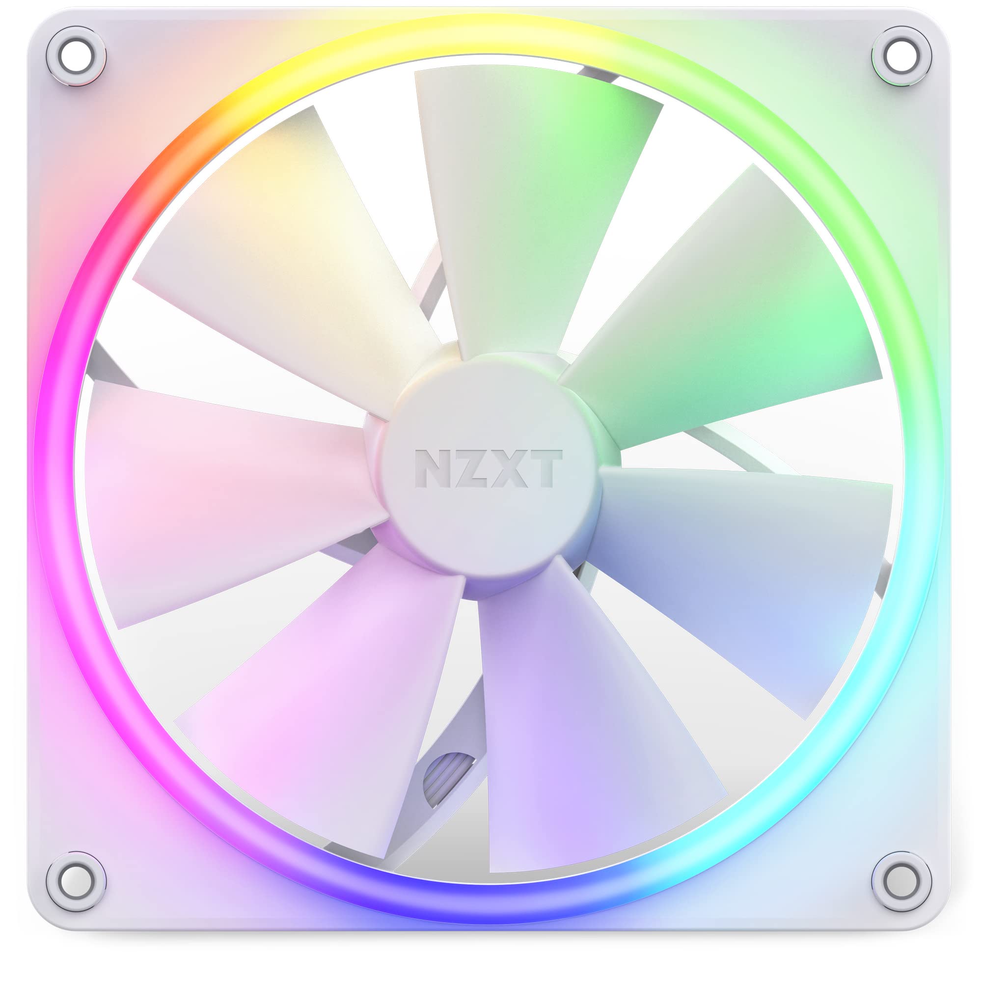 Foto 3 | Controlador De Iluminación Fan Nzxt F140rgb Twin + Rgb De 140 Mm, Color Blanco - Venta Internacional.
