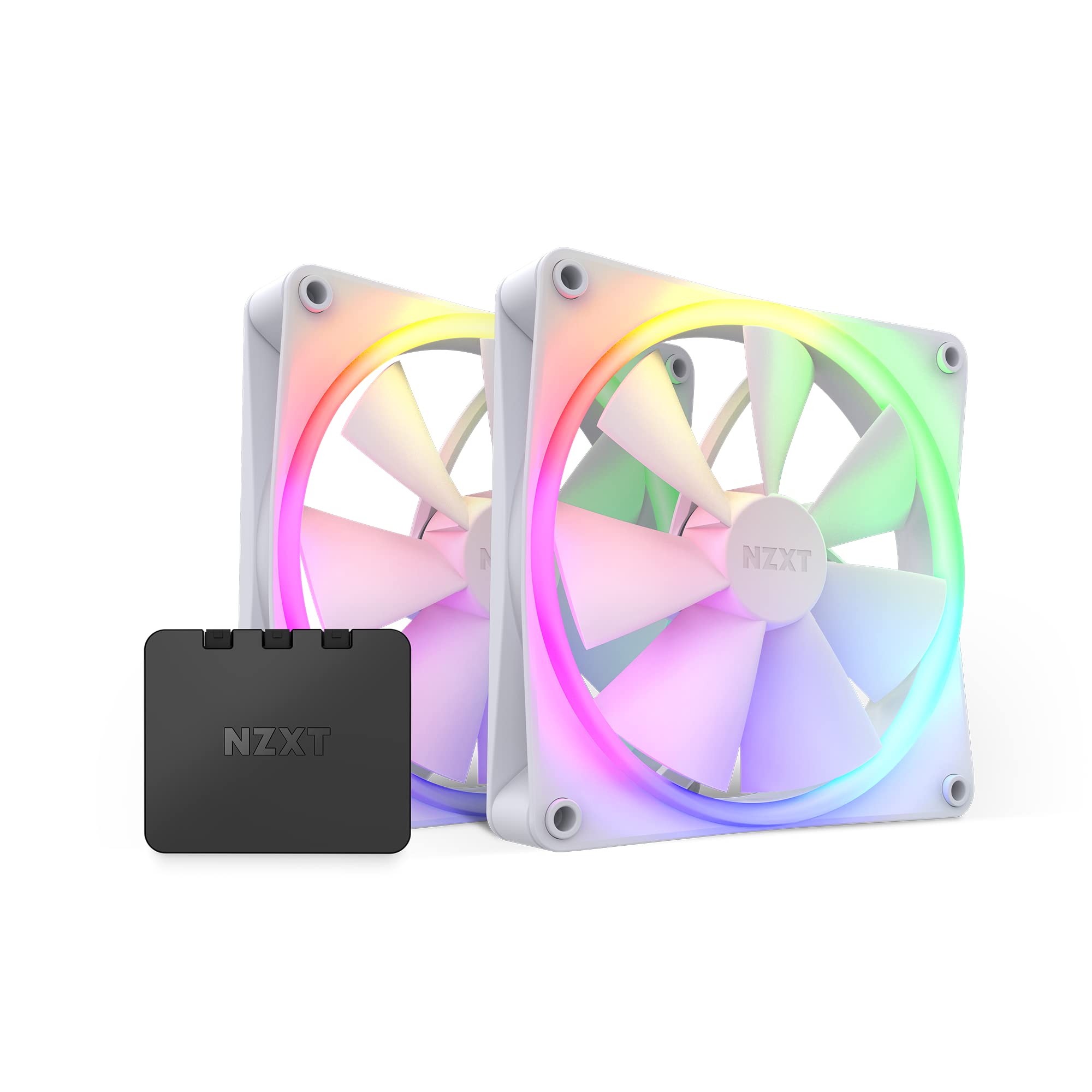 Foto 1 | Ventilador Nzxt F140 Rgb Rf-r14df-w1 De 140 Mm Con Doble Ventilador Y Controlador - Venta Internacional.
