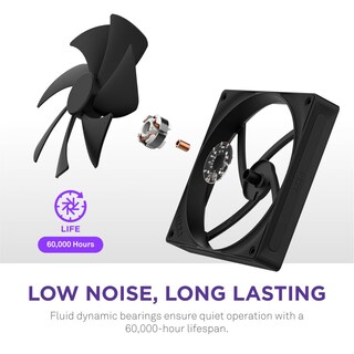 Foto 5 | Ventiladores De Presión Estática Nzxt F120p De 120 Mm, Paquete Único, Negros - Venta Internacional.