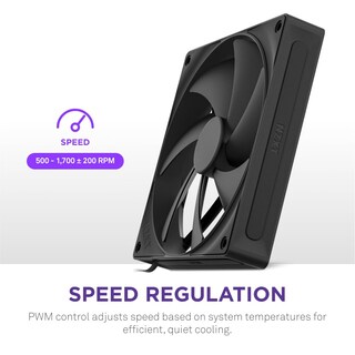 Foto 6 | Ventiladores De Presión Estática Nzxt F120p De 120 Mm, Paquete Único, Negros - Venta Internacional.
